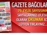 Gazete Bağcılar’ın Eylül 79. Sayısı Sayfaları